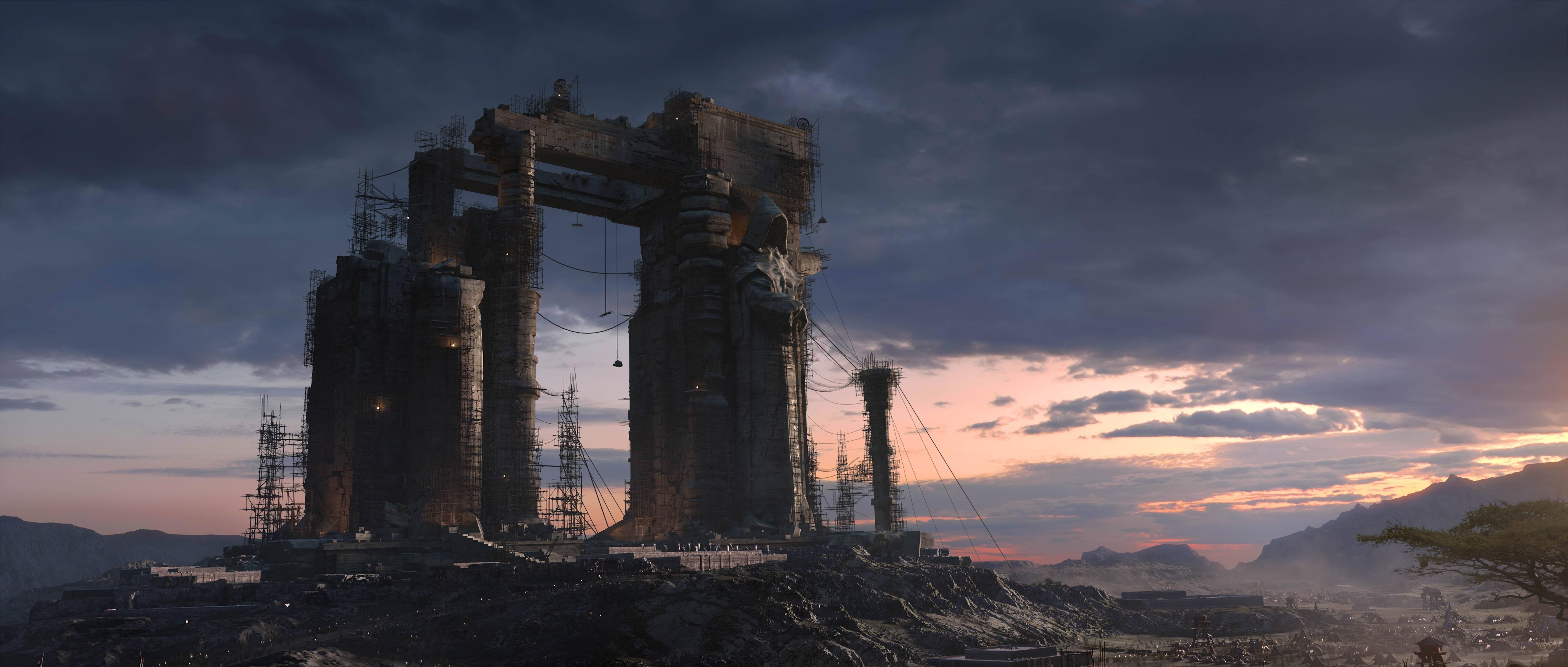 6300x2678 Dark Portal 4K (WoD Cinematic)
