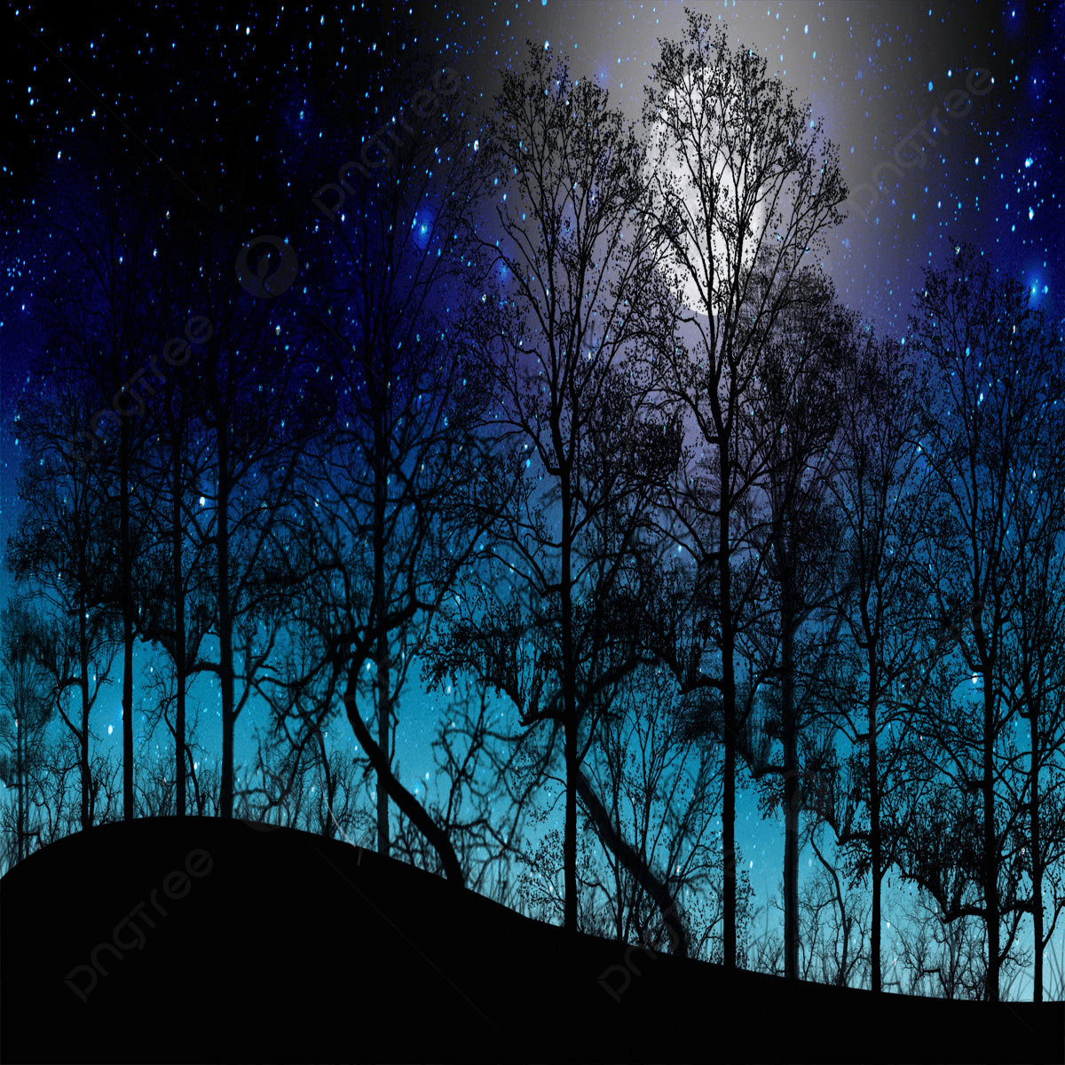 1200x1200 Night Background Dark Violet Blue, Dark Cinematic Low Light Wallpaper