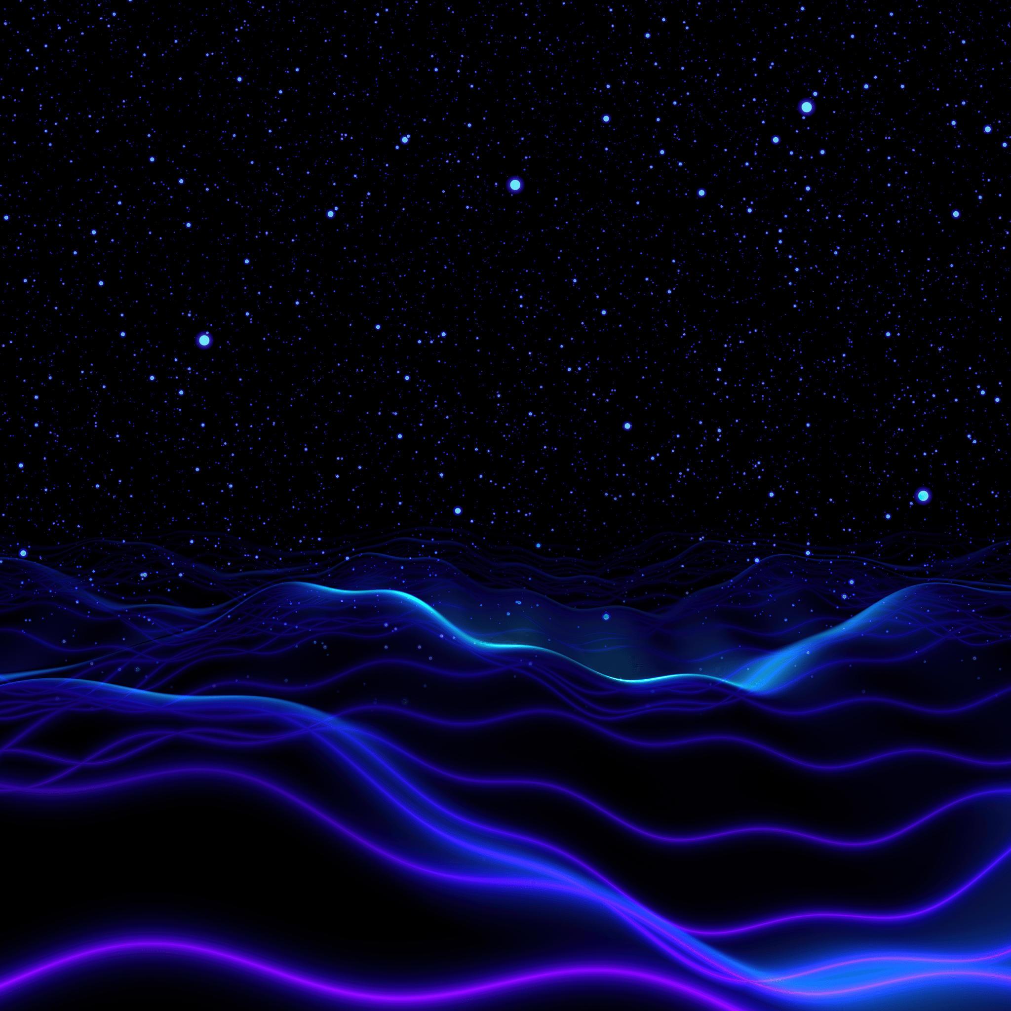 2048x2048 Night Background Dark Violet Blue, Dark Cinematic Low Light Wallpaper
