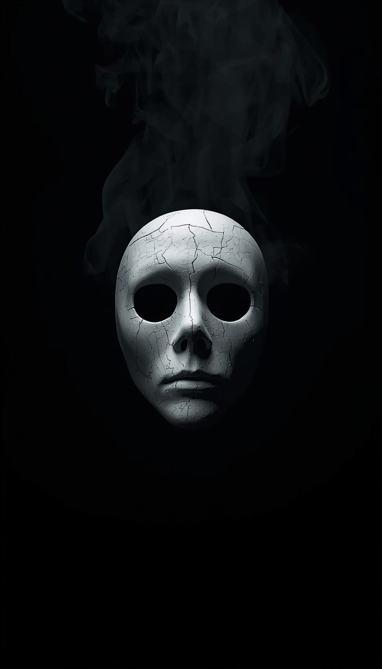 768x1344 minimalist cinematic halloween horror wallpaper