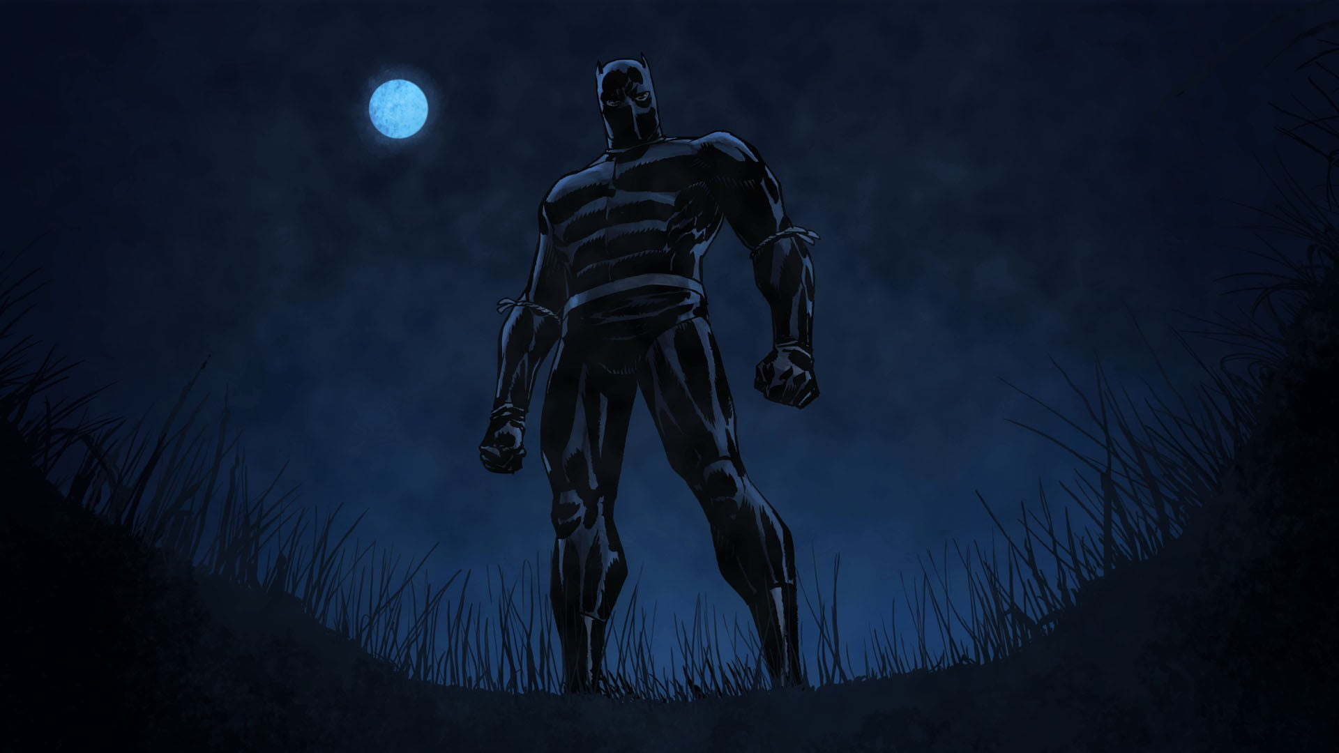 1920x1080 Black Panther wallpaper, Marvel Cinematic Universe, Black Panther, concept art HD wallpaper