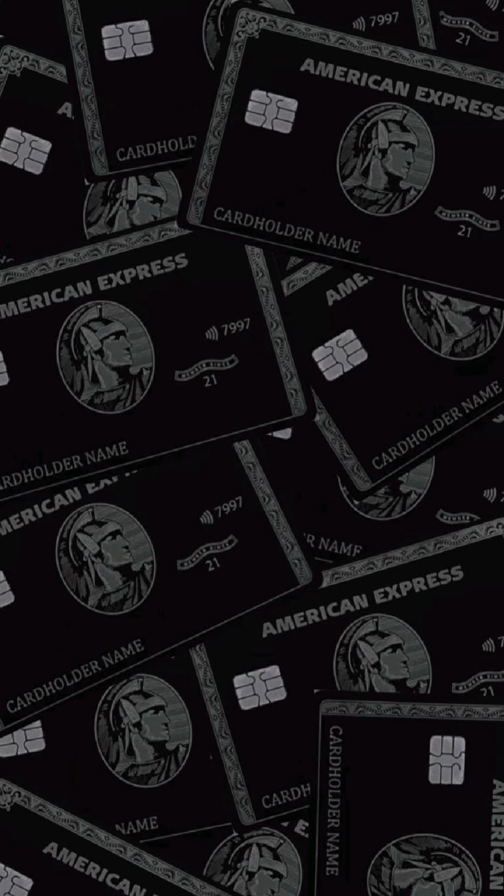 736x1308 Black Credit card wallpaper ✩°｡⋆⸜