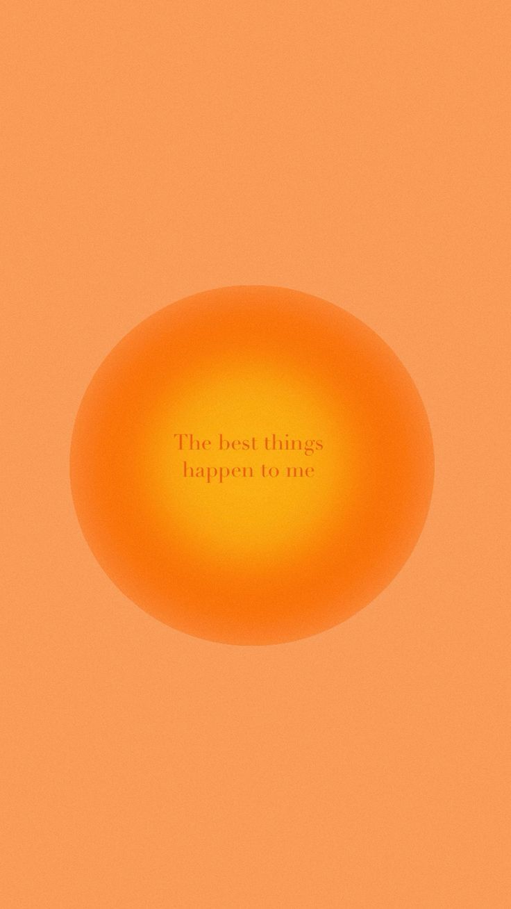 736x1308 Orange aura wallpaper manifestation