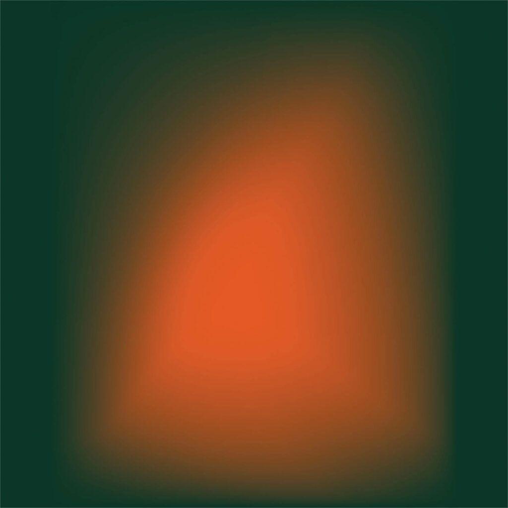 1024x1024 Orange Aura Wallpaper
