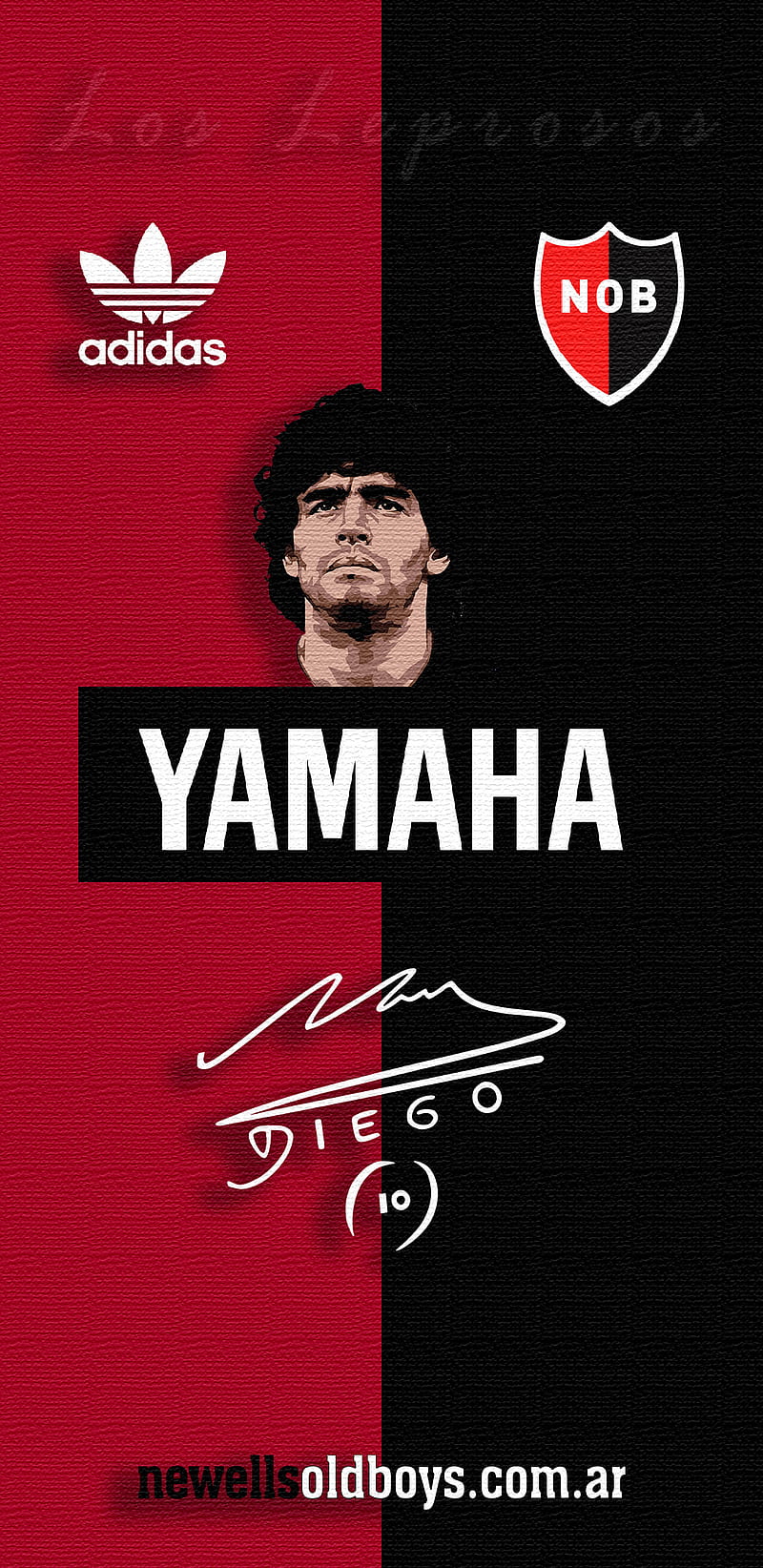 800x1644 NEWELLS MARADONA, adidas, adios, argentina, diego, hand of god, newells old boys, HD phone wallpaper