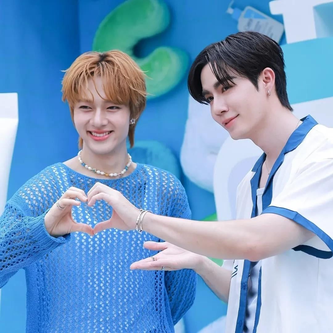 1080x1080 Photo gallery: Zee and Nunew at the CeraVe event today
