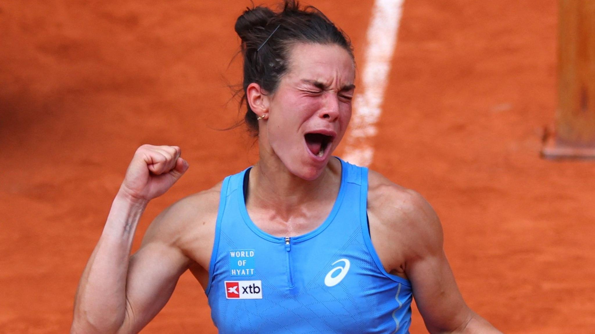 2048x1152 French Open 2025 results: Lois Boisson stuns Jessica Pegula