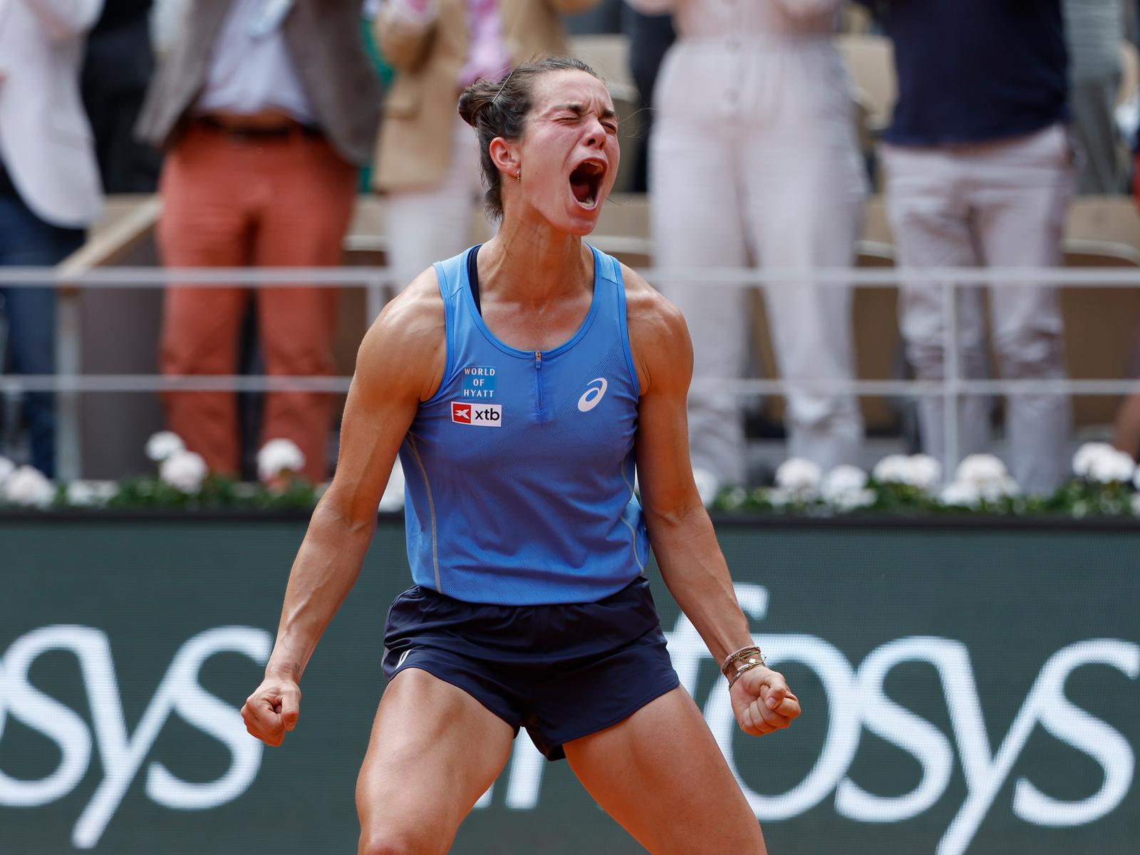 1600x1200 French Open: Wildcardspielerin Lois Boisson im Halbfinale
