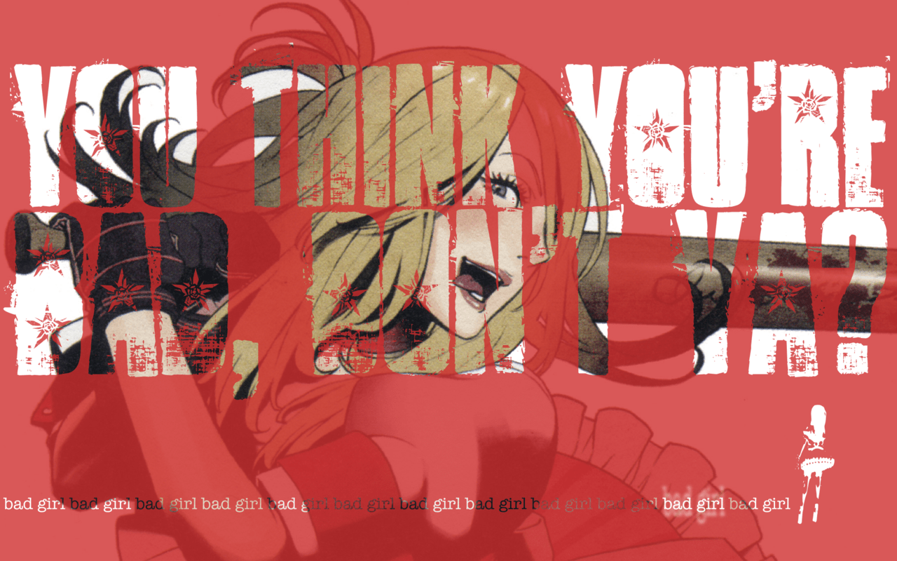 1280x800 Bad Girl Background .