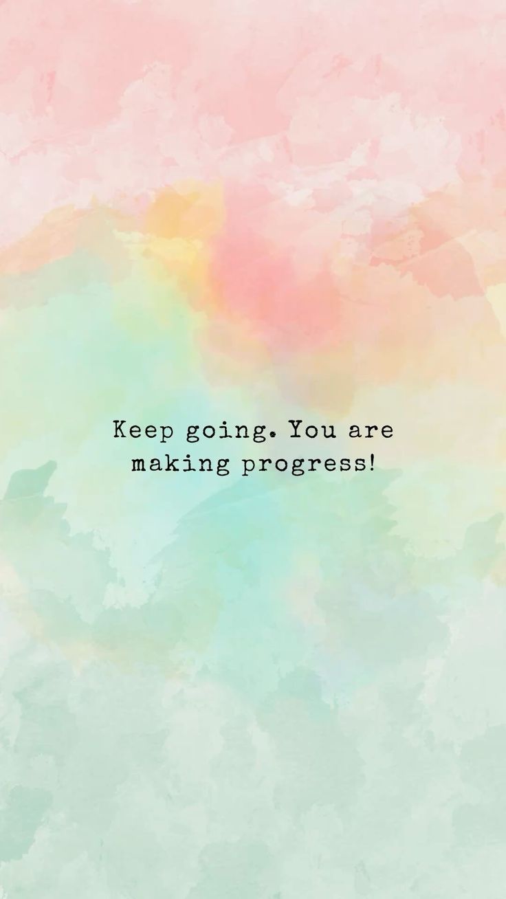 736x1308 Growth mindset wallpaper. Focus quote pastel background, When you focus on the good gets better