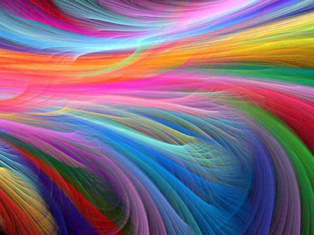 640x480 Beautiful Color Spectrum Desktop Wallpaper