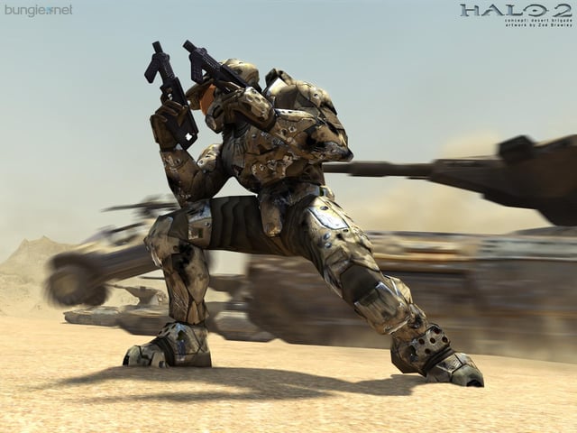 640x480 Heres The Official Halo 2 Wallpaper For Those Who Were Interested In Them! Wort Wort Wort Hog Anyone?