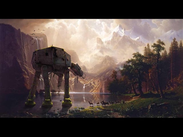 640x480 Star Wars: Abandoned AT AT