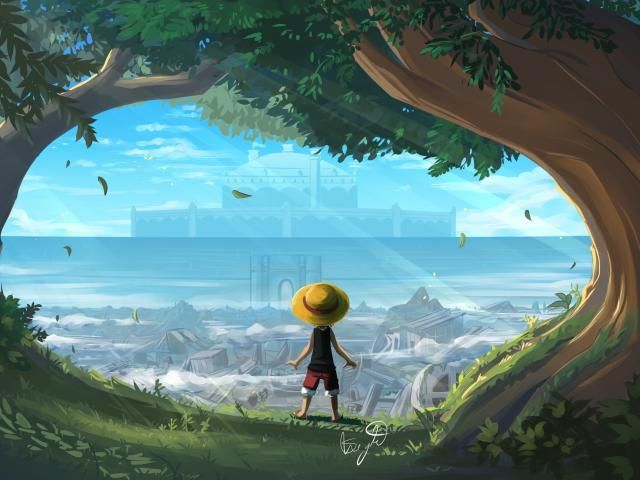 640x480 Monkey D Luffy One Piece Art Wallpaper, HD Artist 4K Wallpaper, Image and Background