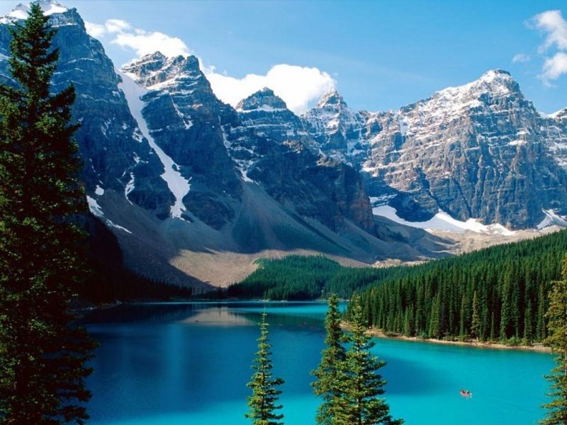 800x600 Phone wallpaper: Landscape, Mountains, Lakes 35870