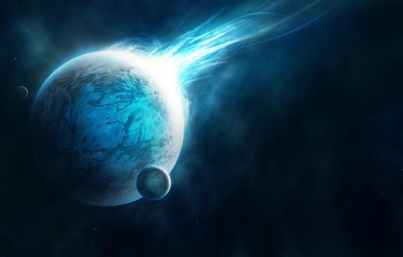 1332x850 space, planet, ice, Lost Planet 3 .
