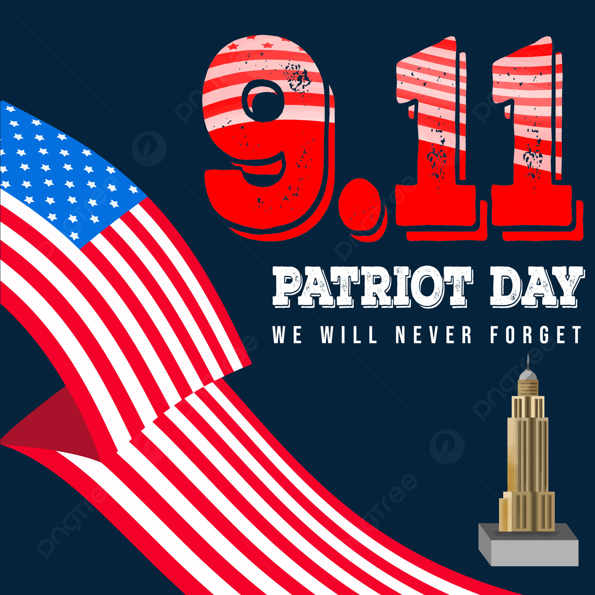 1200x1200 Never Forget September 11 2021 Usa Patriot Day Poster, Patriot Day, Flat Design, Memorial Background Image And Wallpaper for Free Download