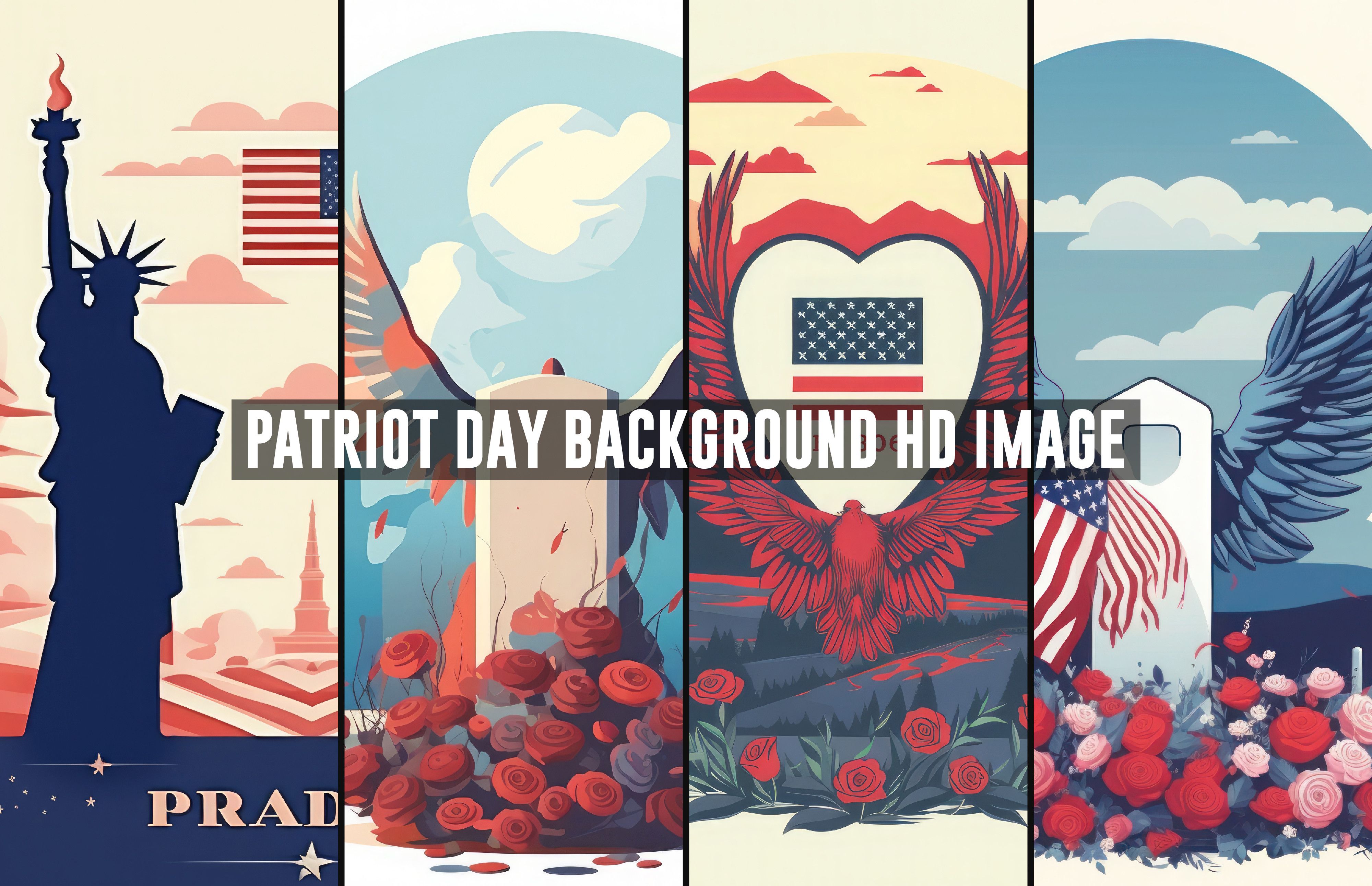 4000x2584 Memorial Day of Patriot Day Background Graphic by Gfx_Expert_Team · Creative Fabrica