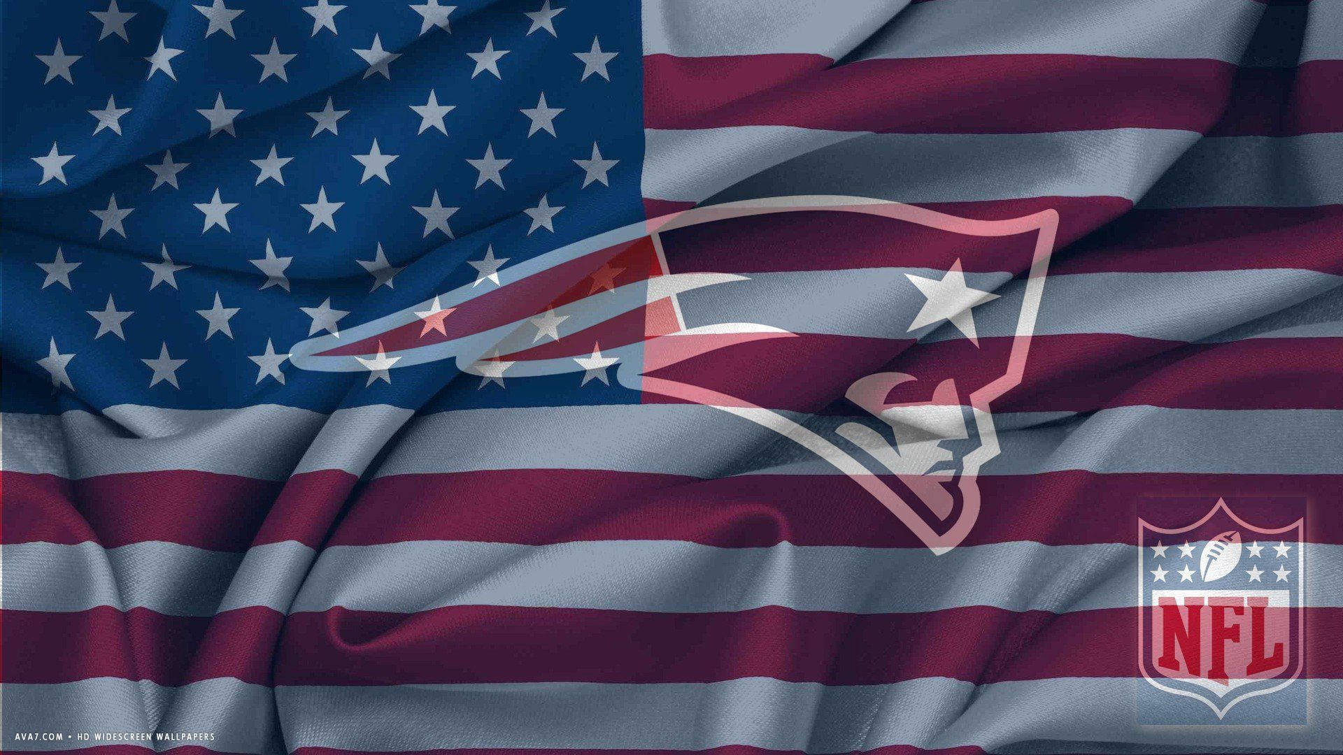 1920x1080 Download New England Patriots Logo Flag Wallpaper