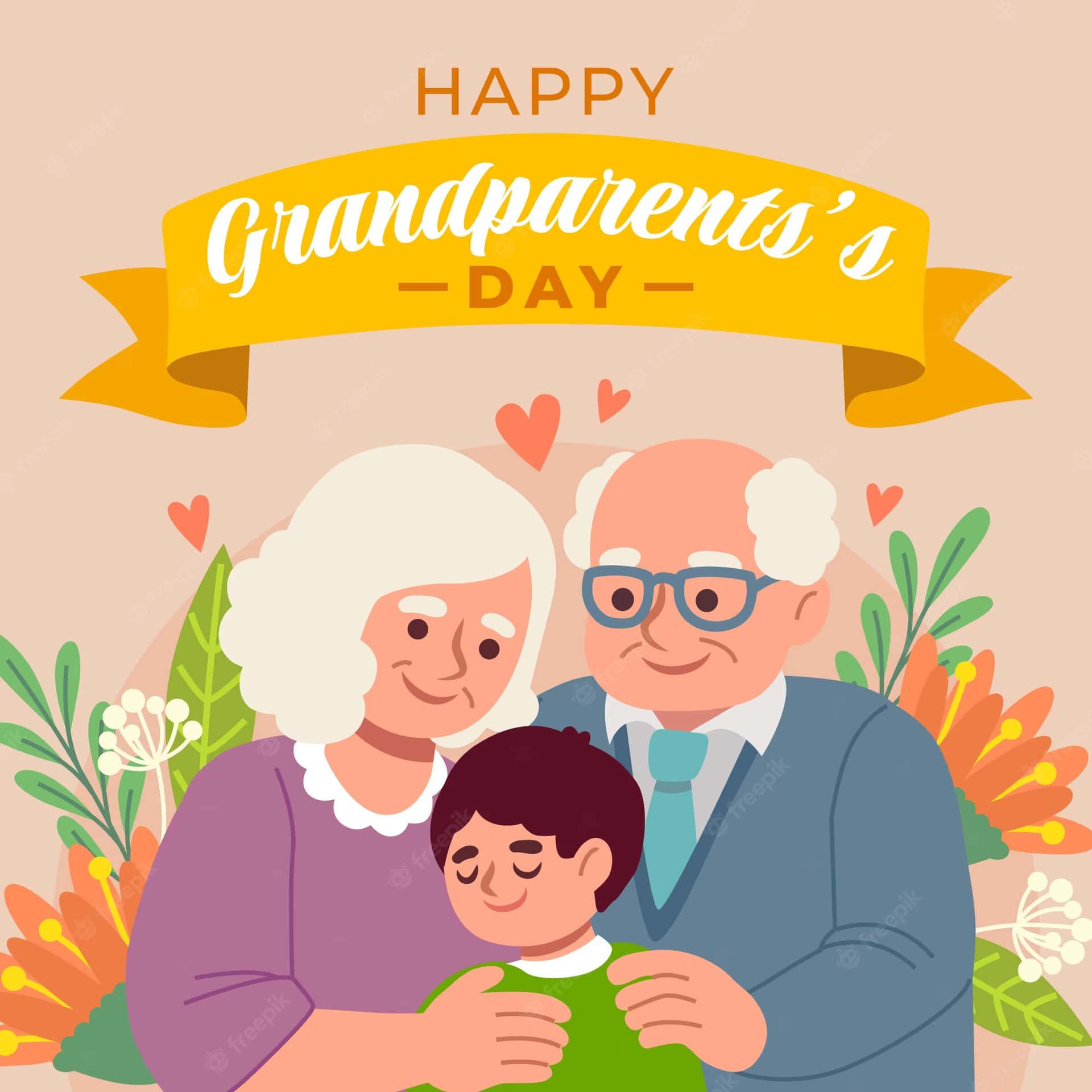 1920x1920 Happy Grandparents Day Wallpaper