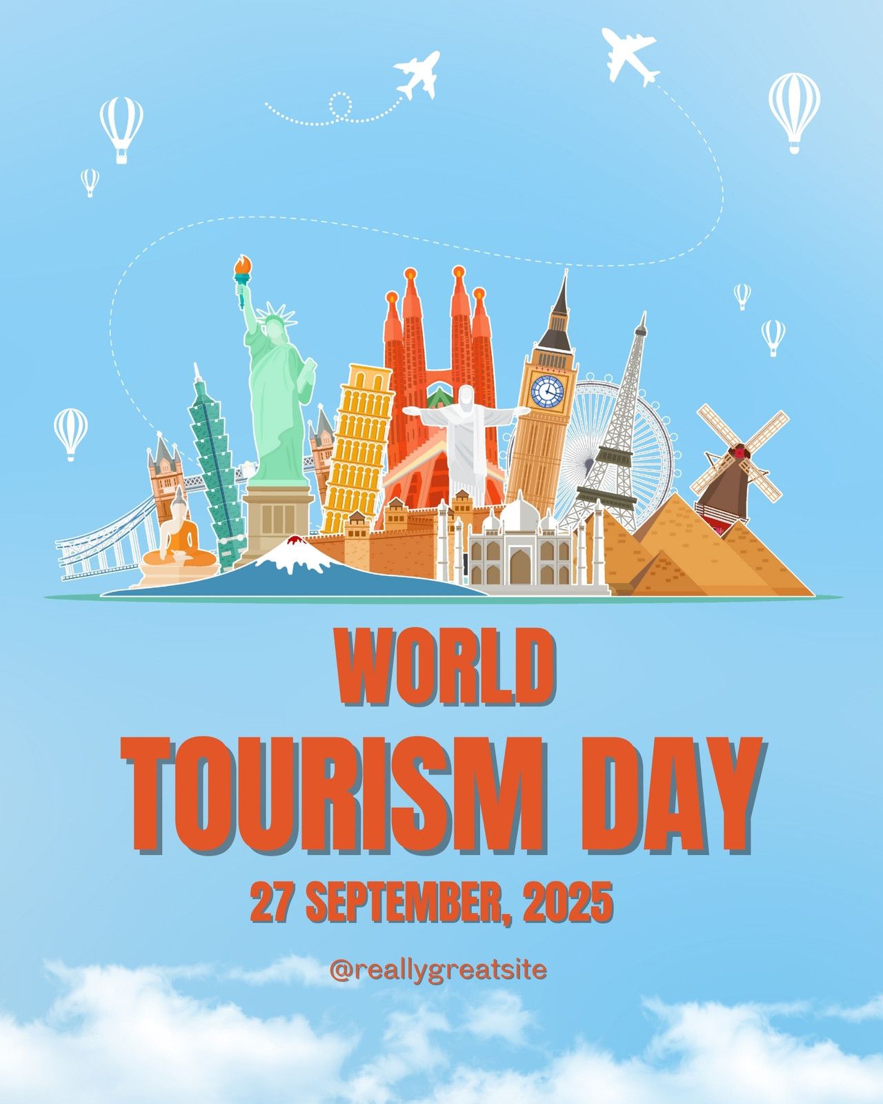 1280x1600 and customizable tourism templates