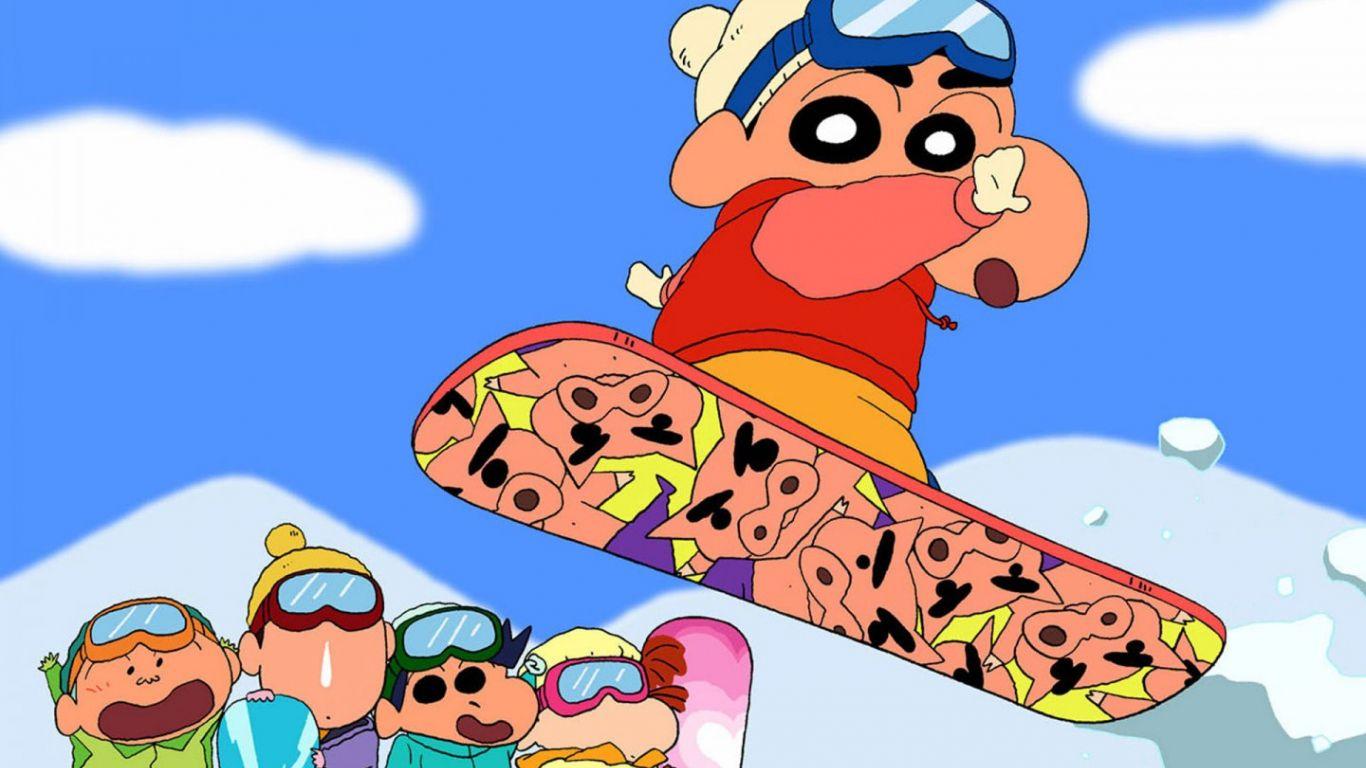 1366x768 Free download Pin Crayon Shin Chan .