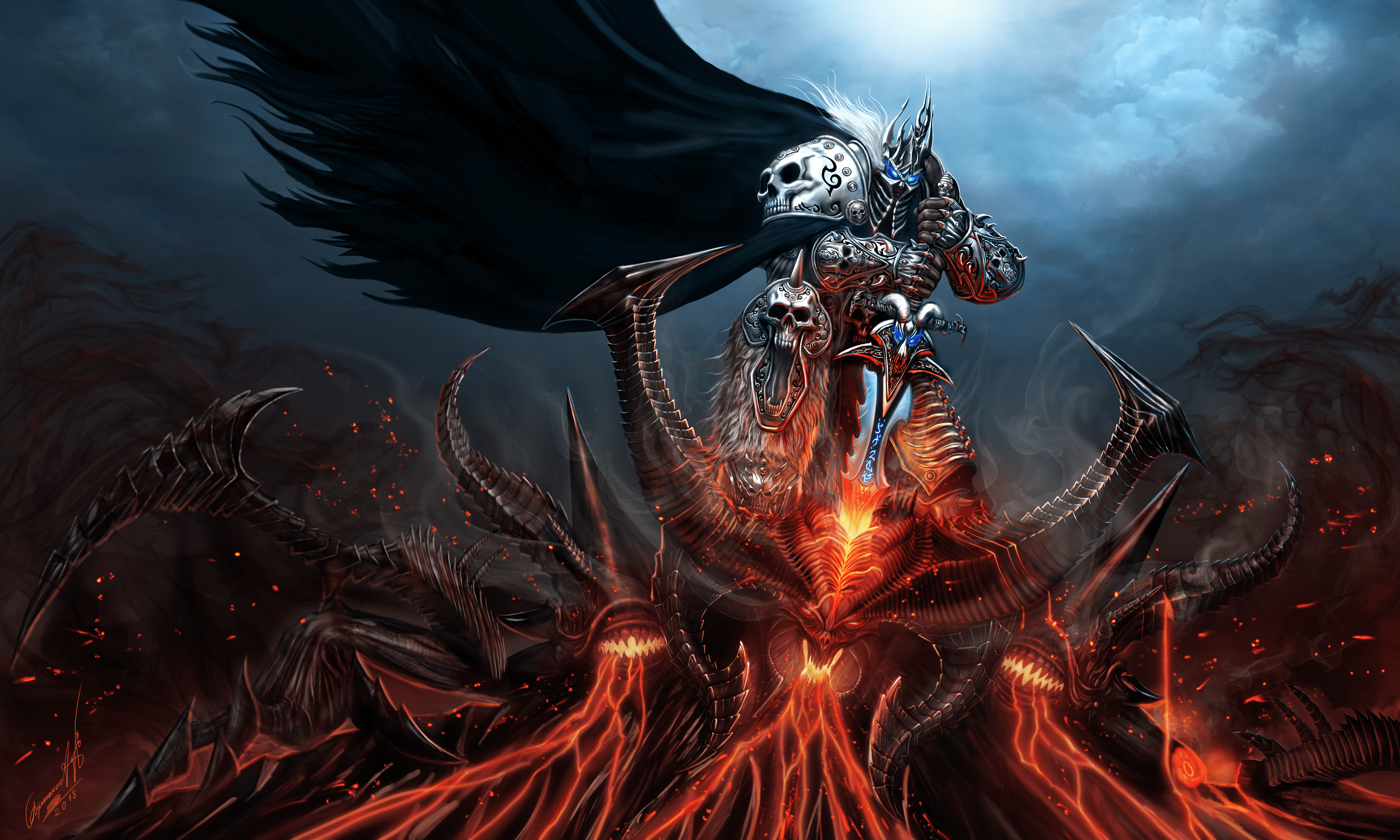 5000x3000 Free download Lich King Killing Diablo 4k Ultra HD Wallpaper Background Image [5000x3000] for your Desktop, Mobile & Tablet. Explore Diablo Wallpaper. Diablo Wallpaper, Diablo Animated Wallpaper, Diablo 3 Wallpaper