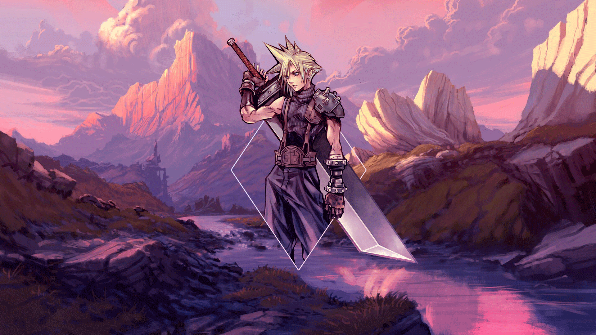 1920x1080 Cloud Strife Final Fantasy Video Games .