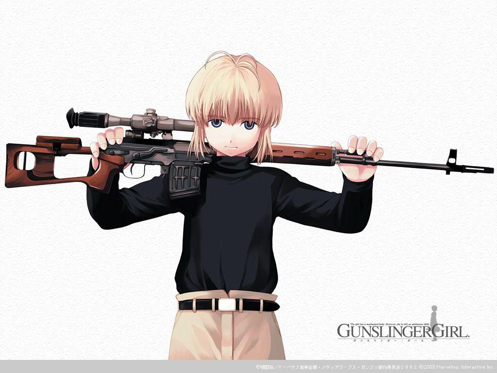 1024x768 Gunslinger Girl Wallpaper .