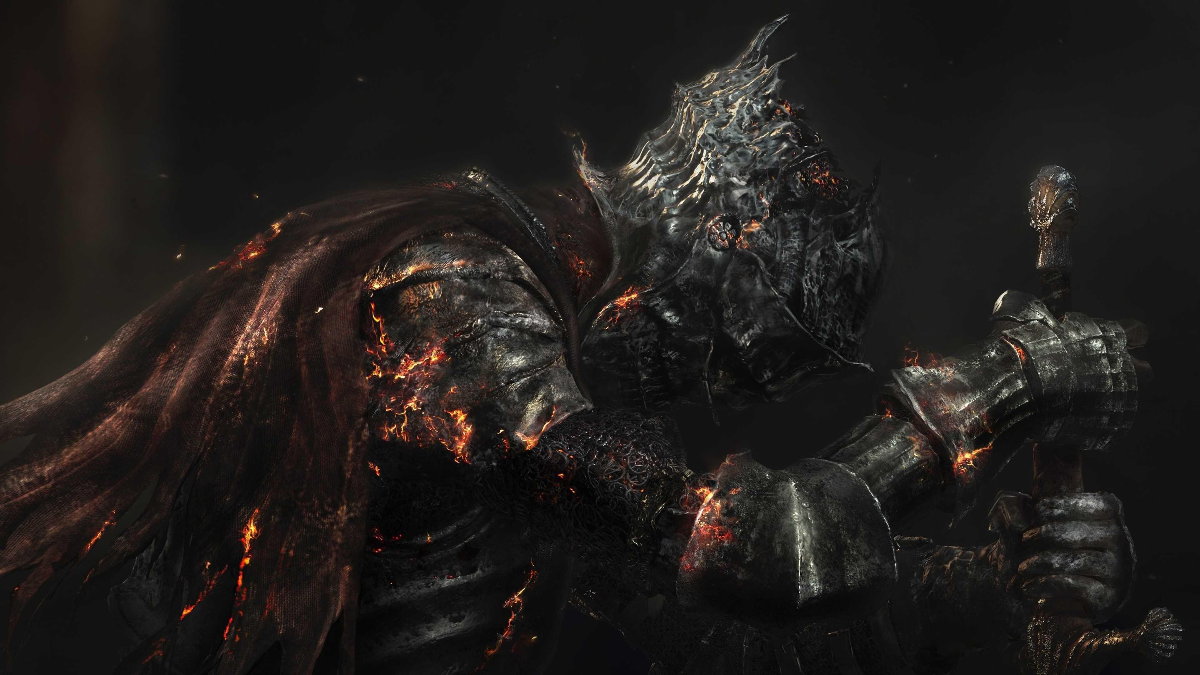 3840x2160 art, #death, #Dark Souls, #video .