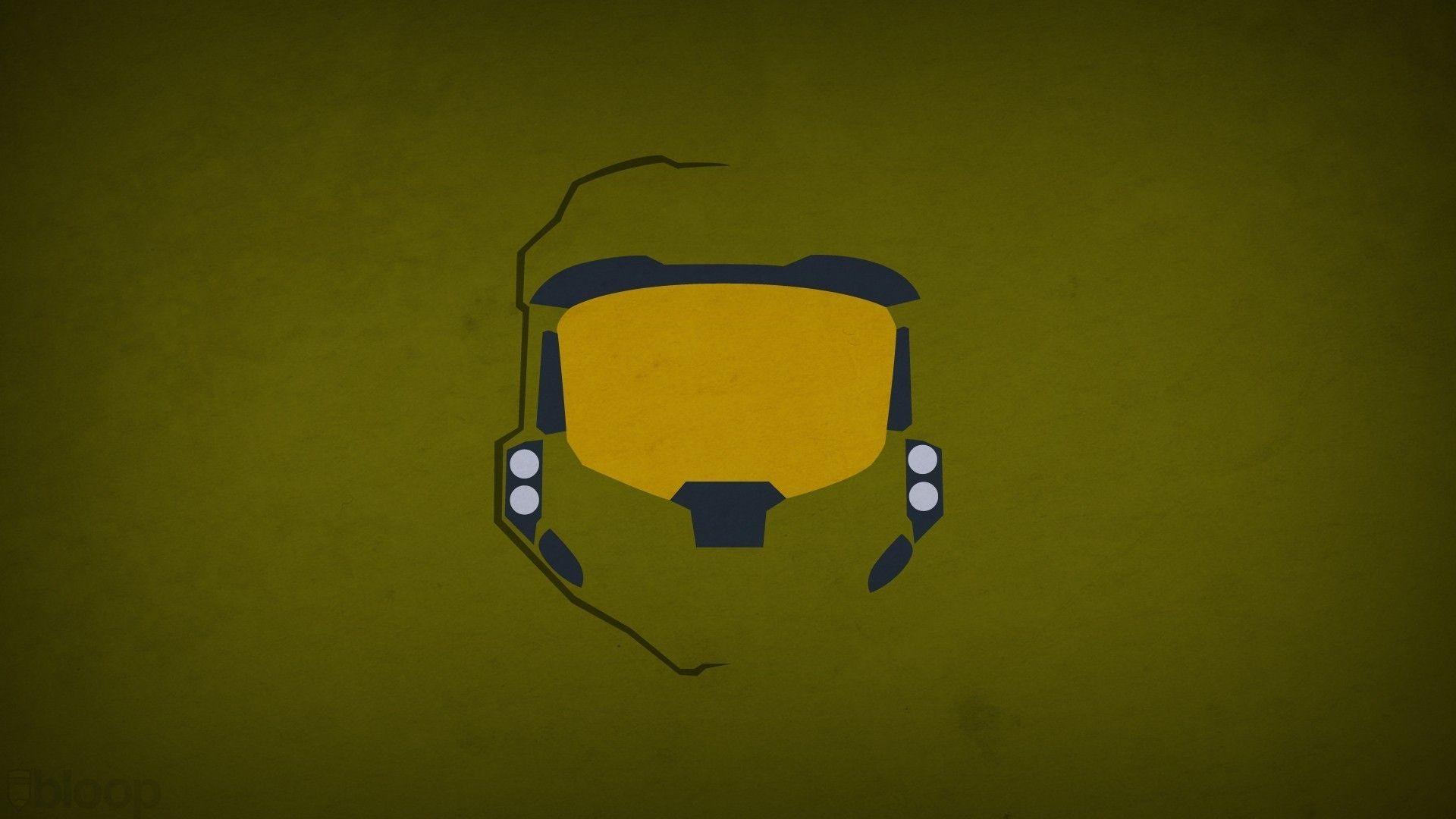 1920x1080 minimalism, Master Chief, Halo .