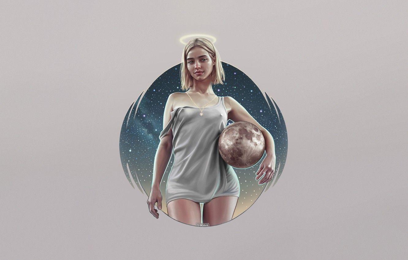 1332x850 ball, Planet, Blonde, Space .