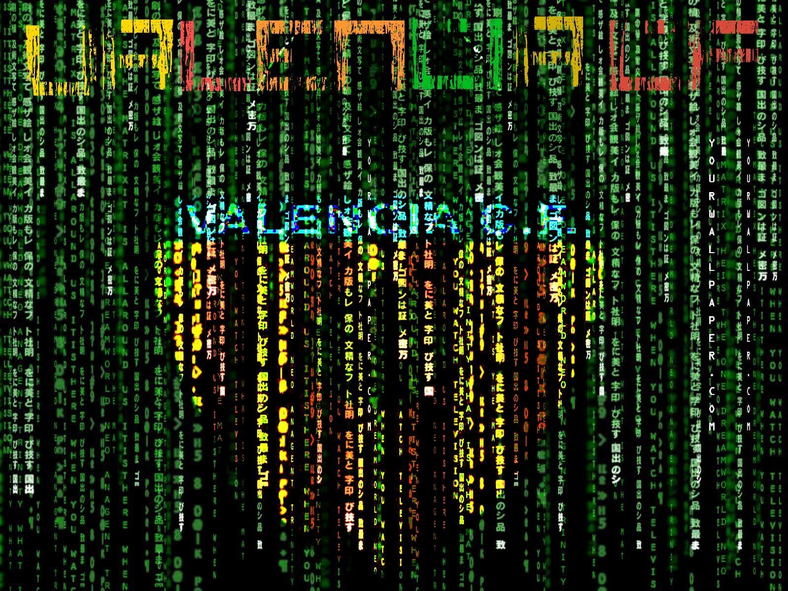 1600x1200 Matrix Code Png .