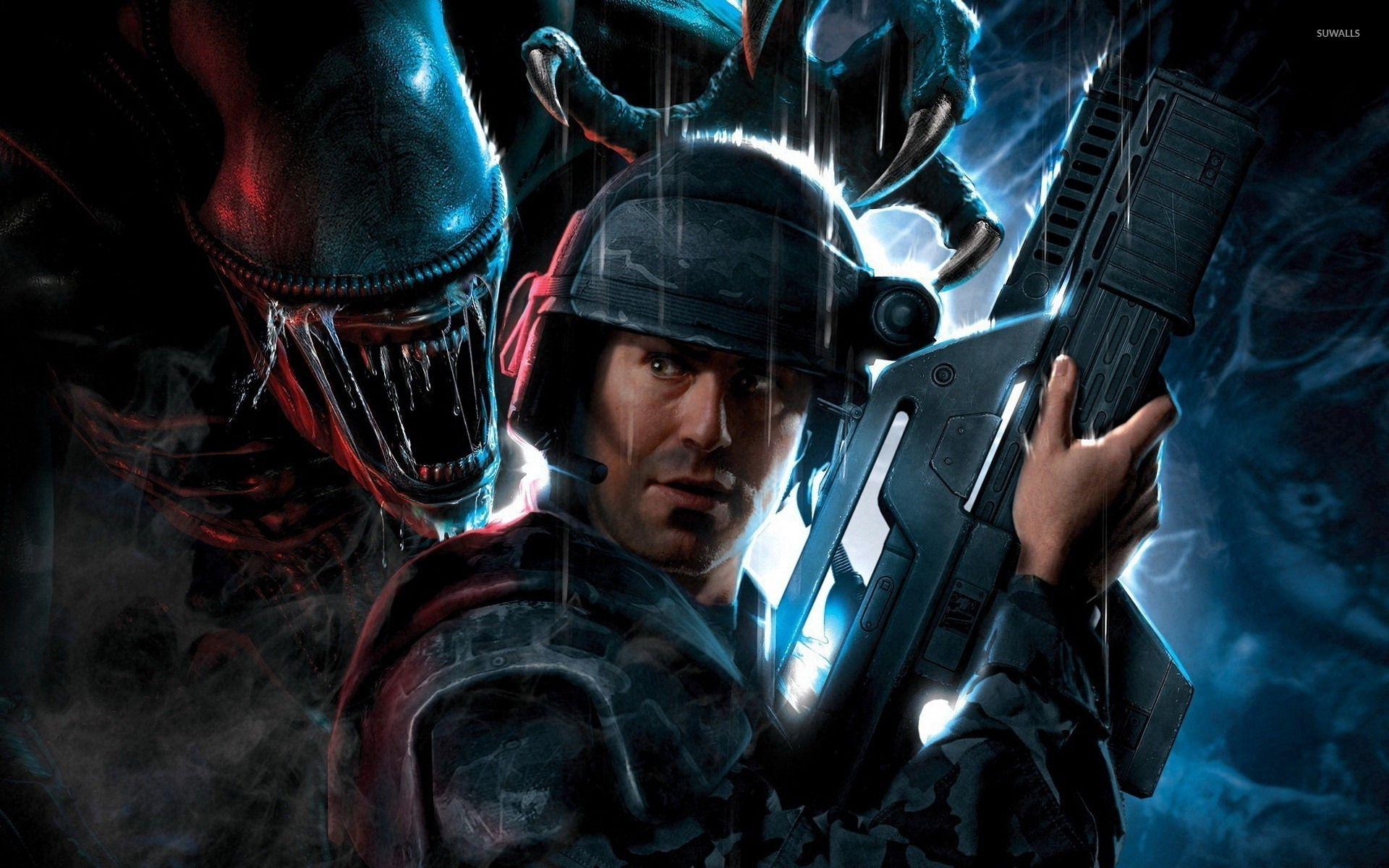 1920x1200 Free Aliens Colonial Marines Wallpaper Widescreen