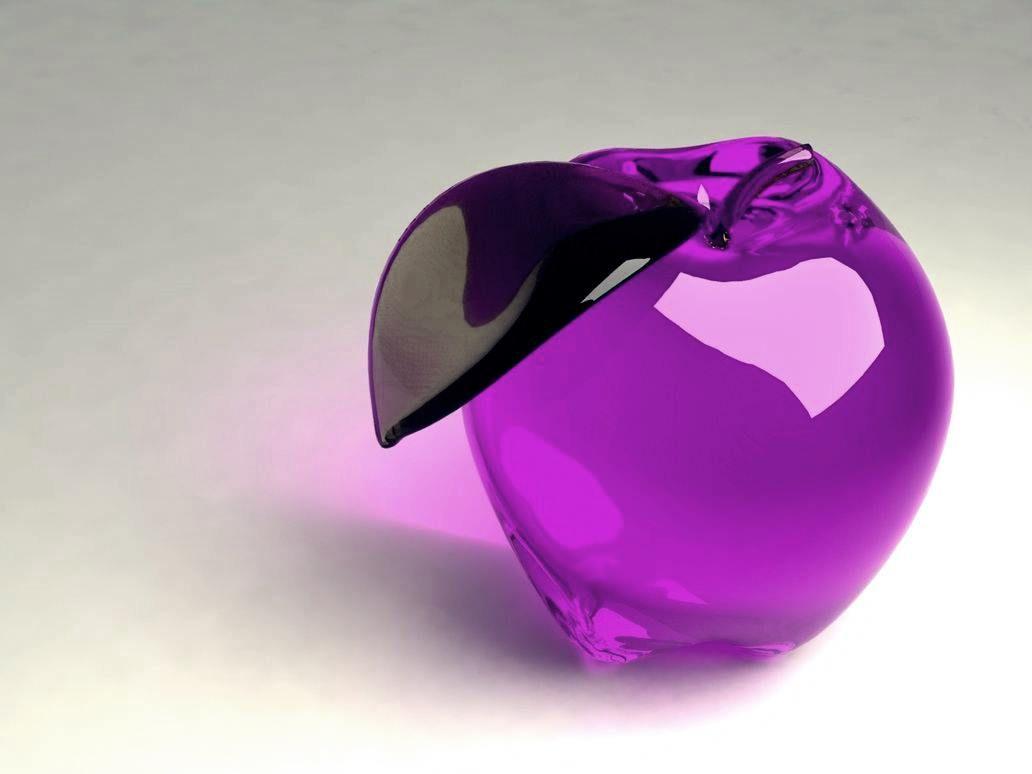 1032x774 3D Crystal Apple HD Wallpaper .itl.cat