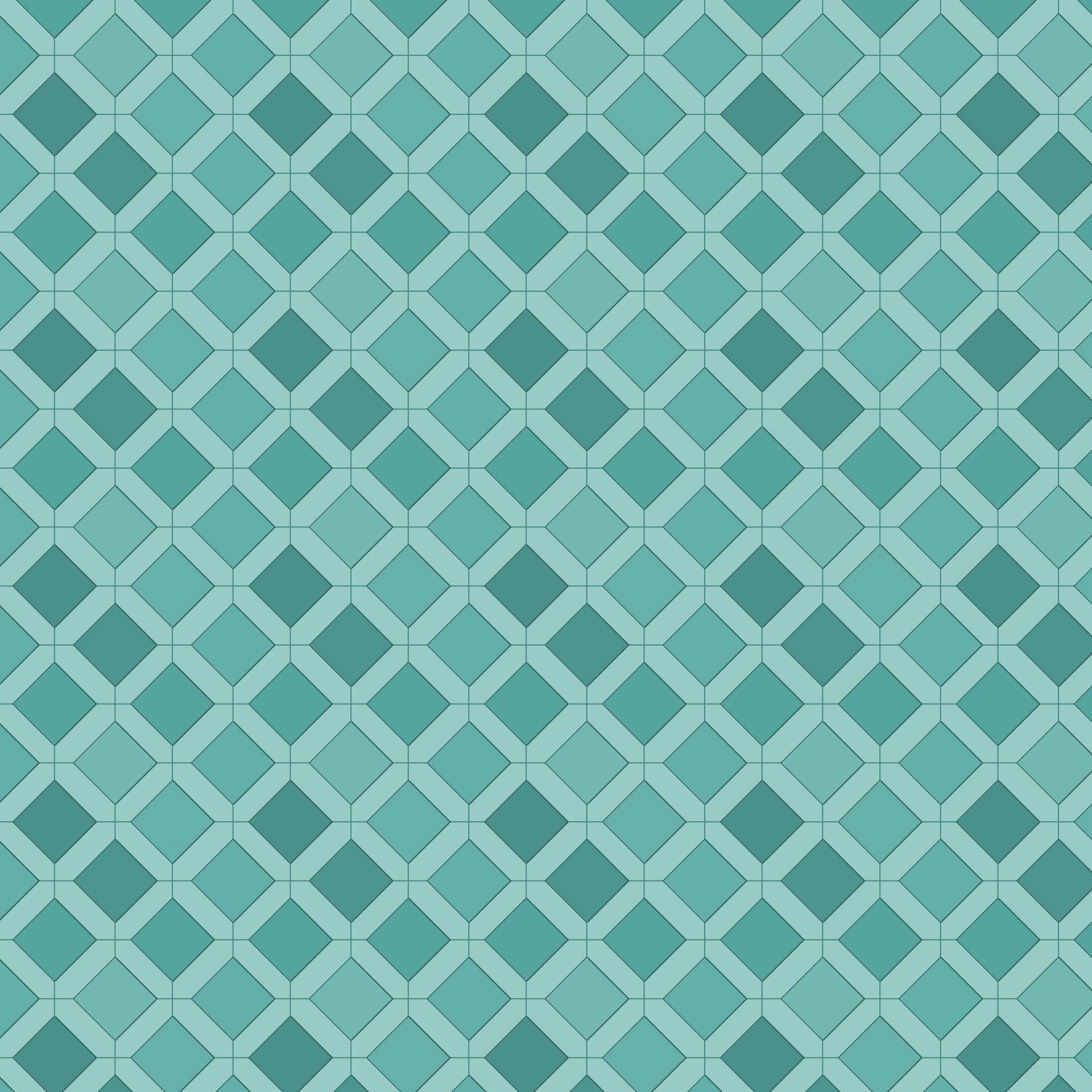 1920x1920 Teal Patterned Abstract Wallpaper Free Domain