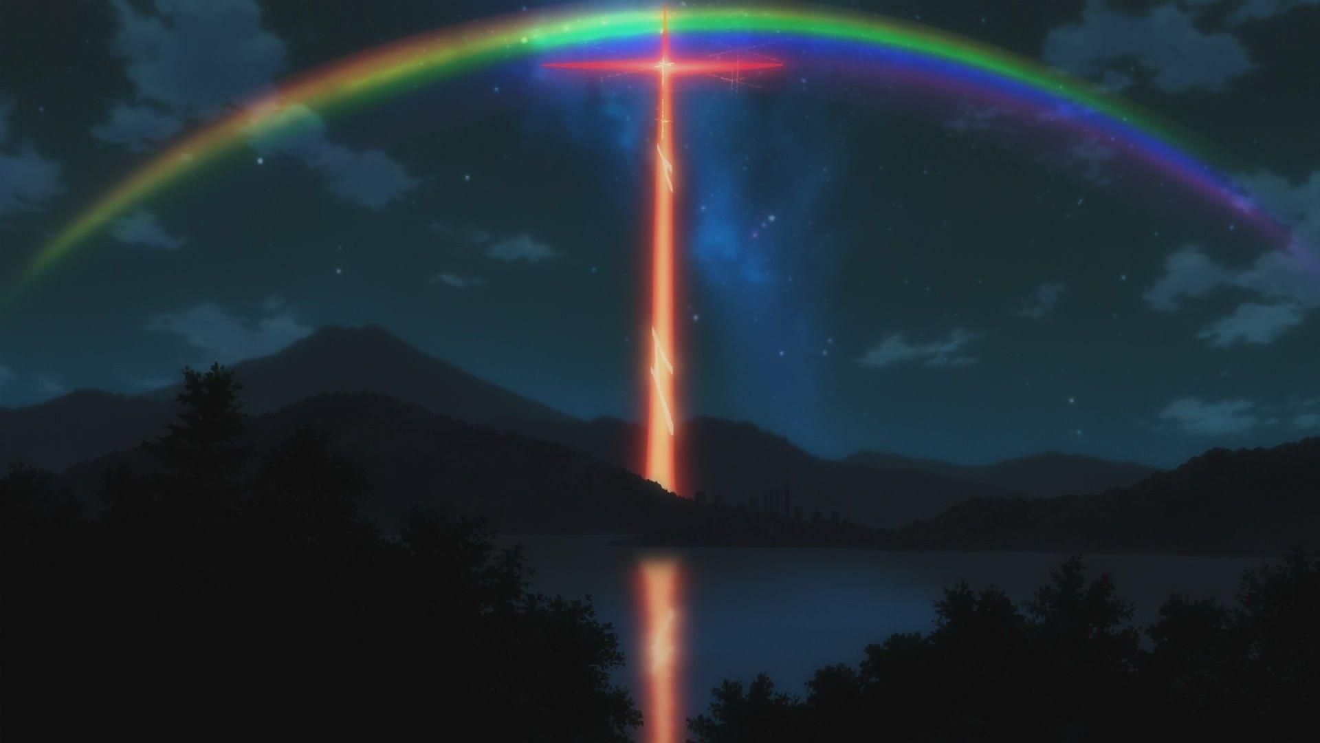 1920x1080 Neon Genesis Evangelion Anime Night Sky .