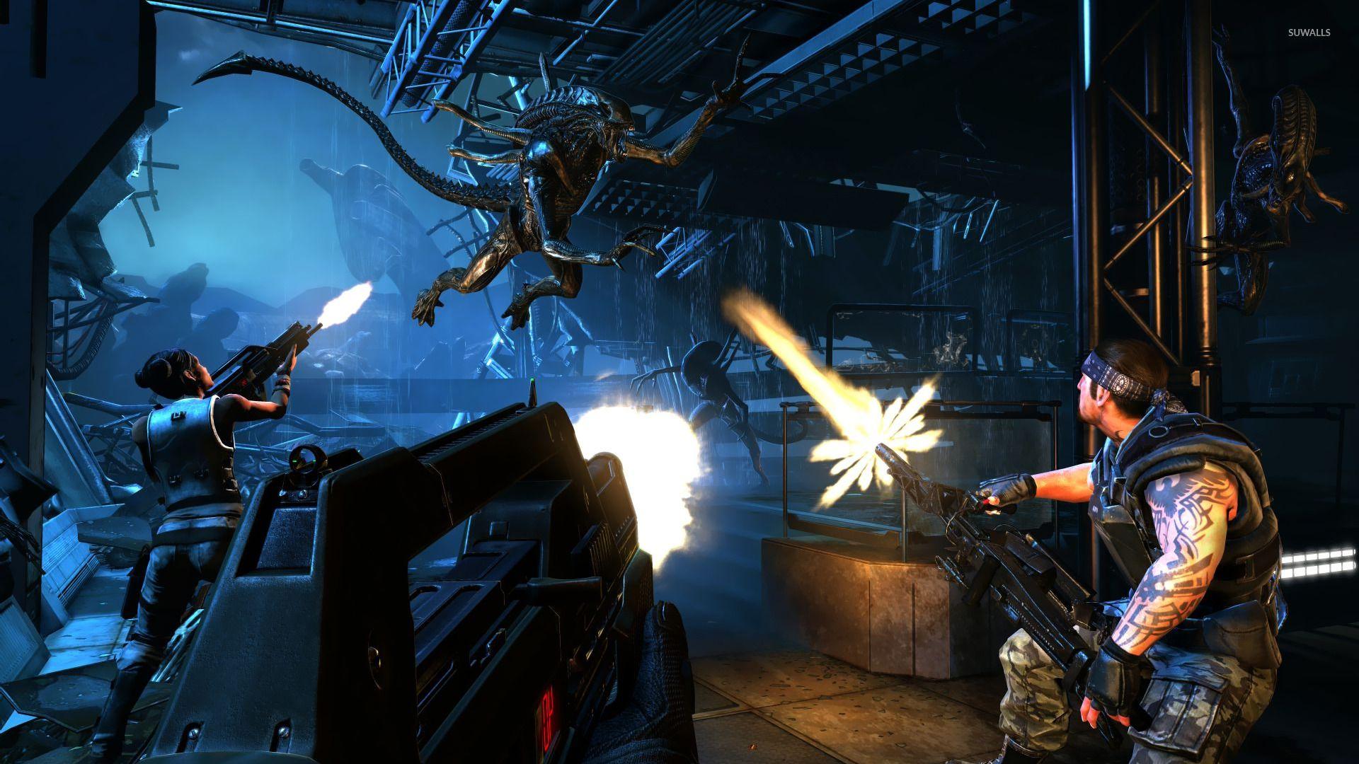 1920x1080 Free Aliens Colonial Marines Wallpaper HD Resolution