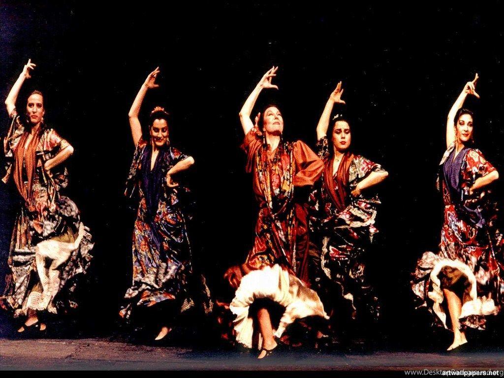1024x768 Wallpaper Flamenco Dancers People Dance Art Print Poster With. Desktop Background