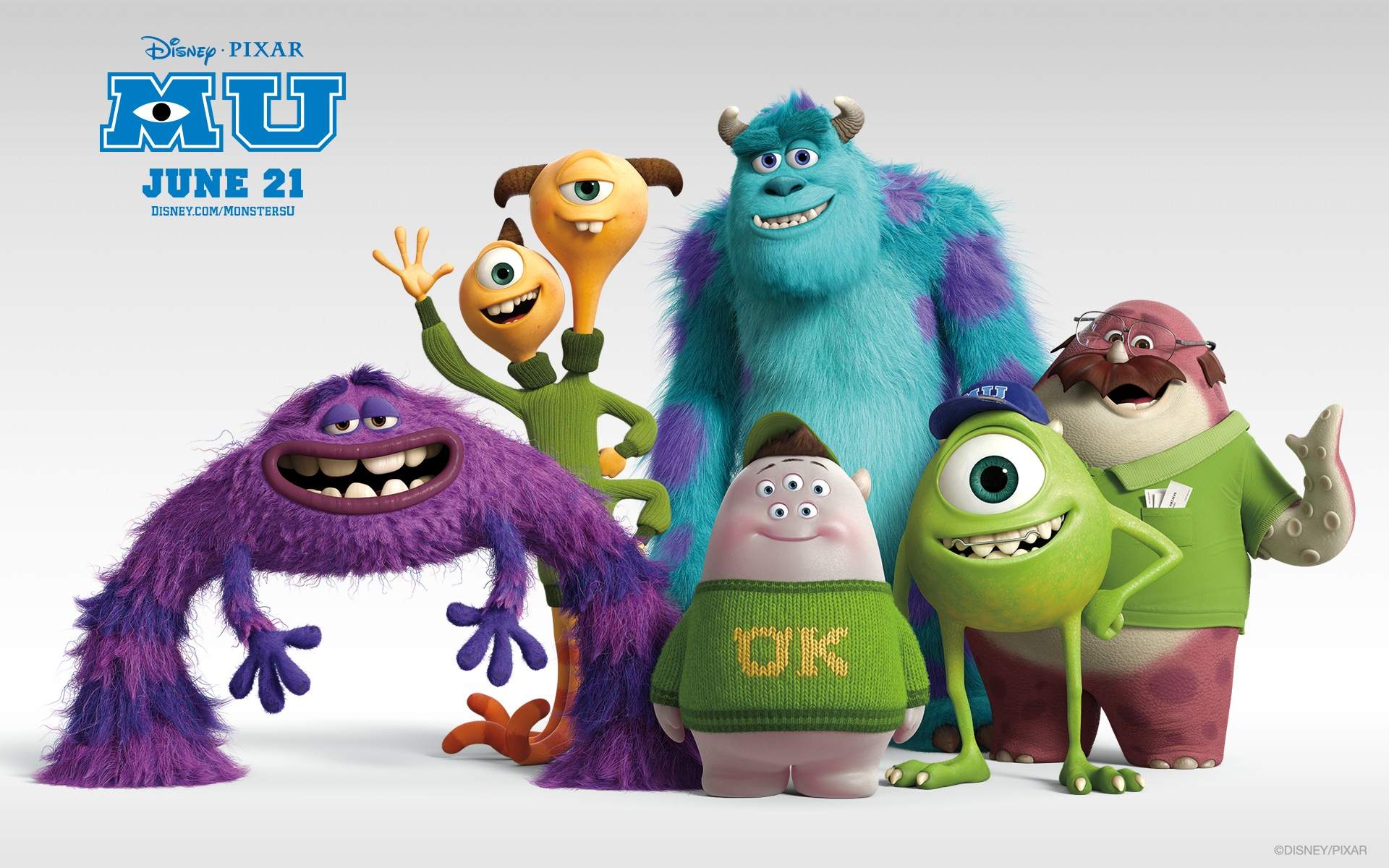 1920x1200 Monsters University Wallpaper