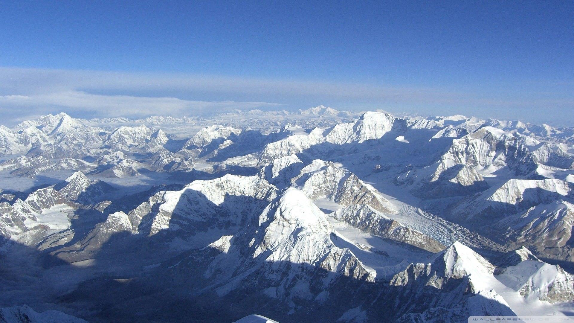 1920x1080 Snow Mountains Wallpaper