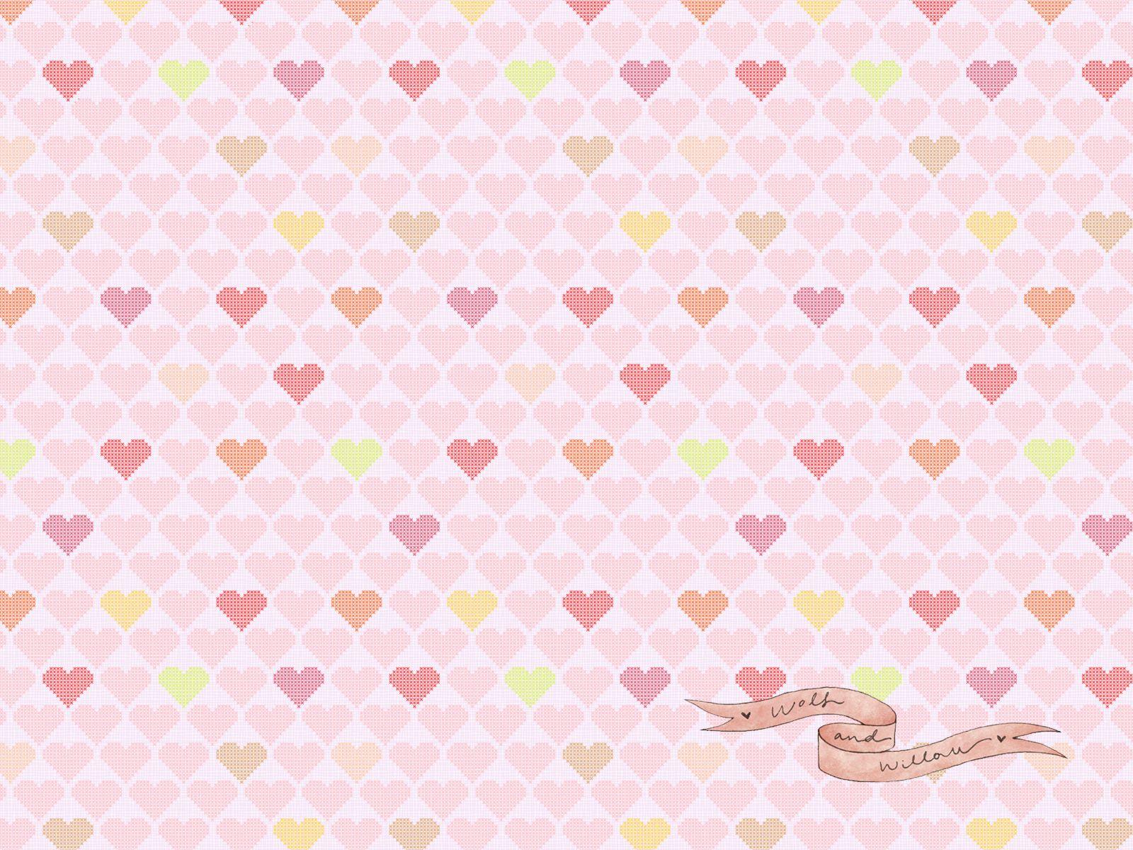 1600x1200 Pastel Pink Heart