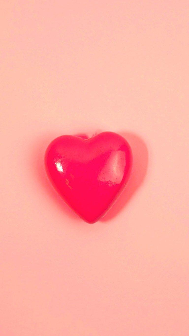 768x1365 Beautiful Pink Hearts Pastel iPhone 12 .