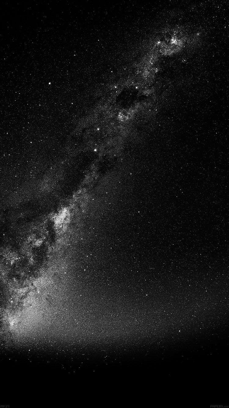 750x1334 Universe Wallpaper Black And