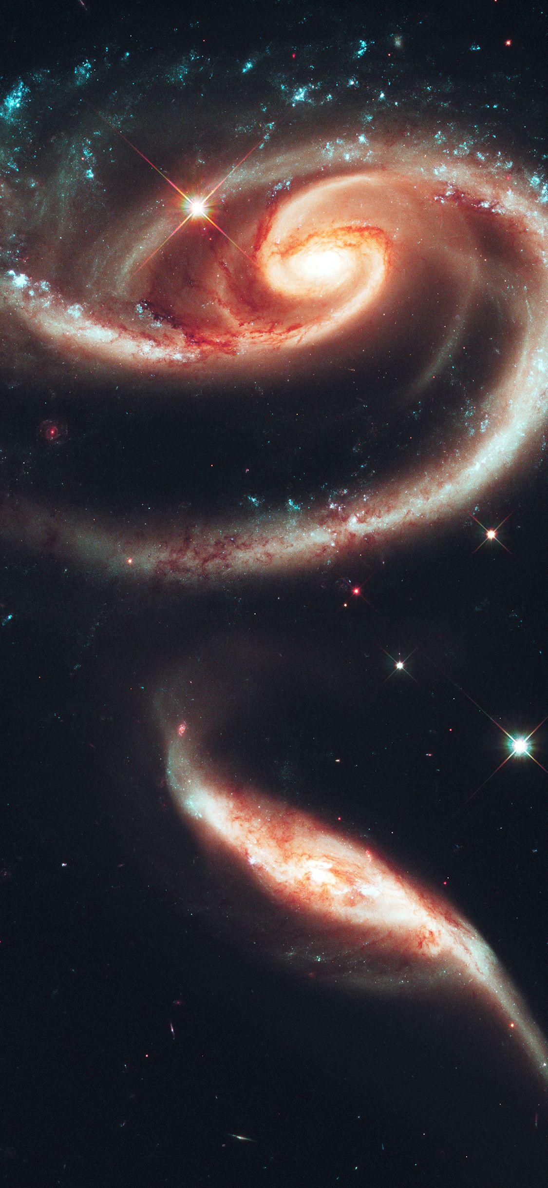 1125x2436 Galaxy Universe Space Dark .