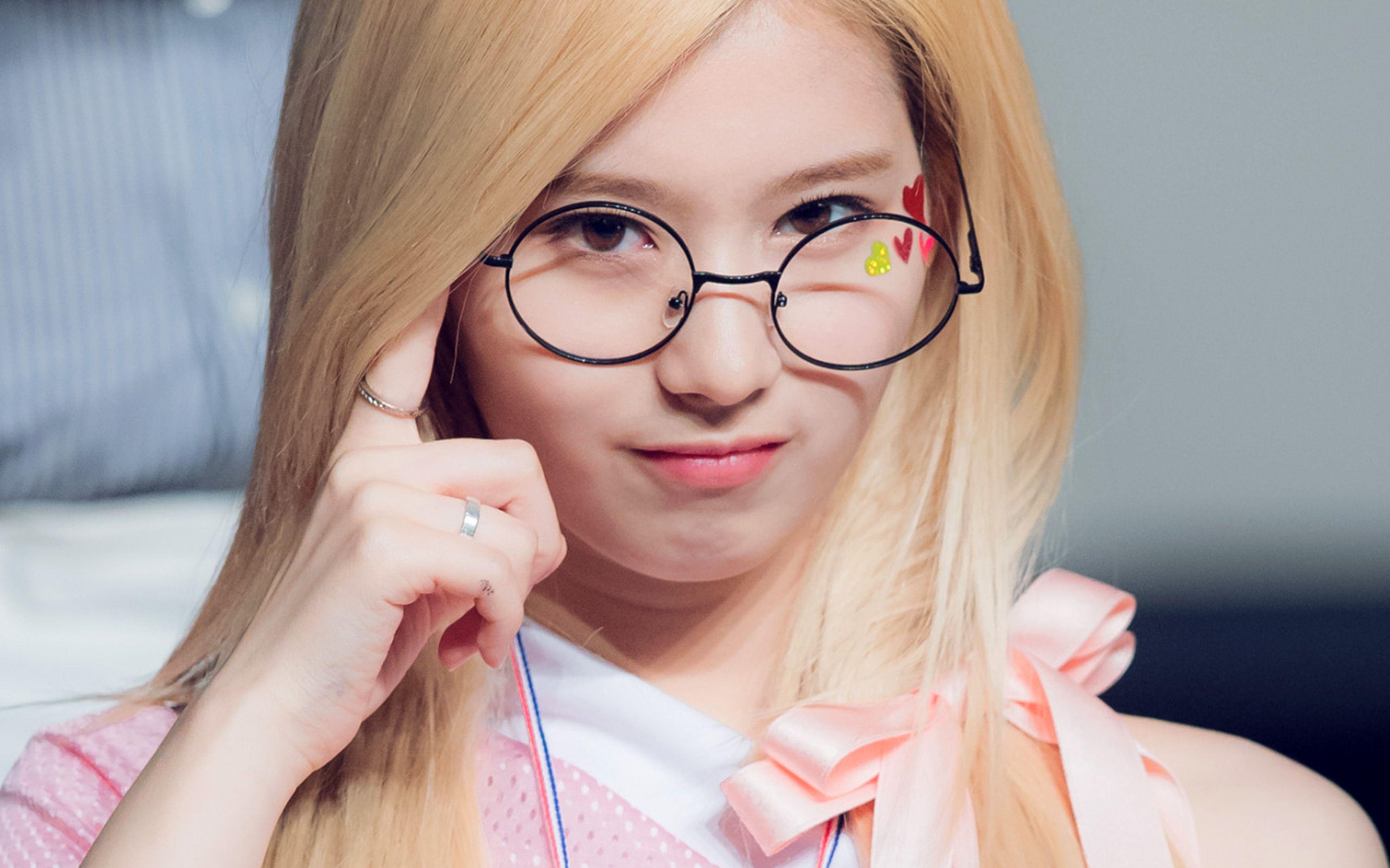 3840x2400 Girl Twice Sana Glasses Cute Kpop .