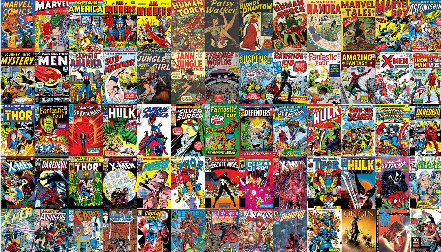 1500x857 Marvel Comic Book Background Wallpaper & Background Download