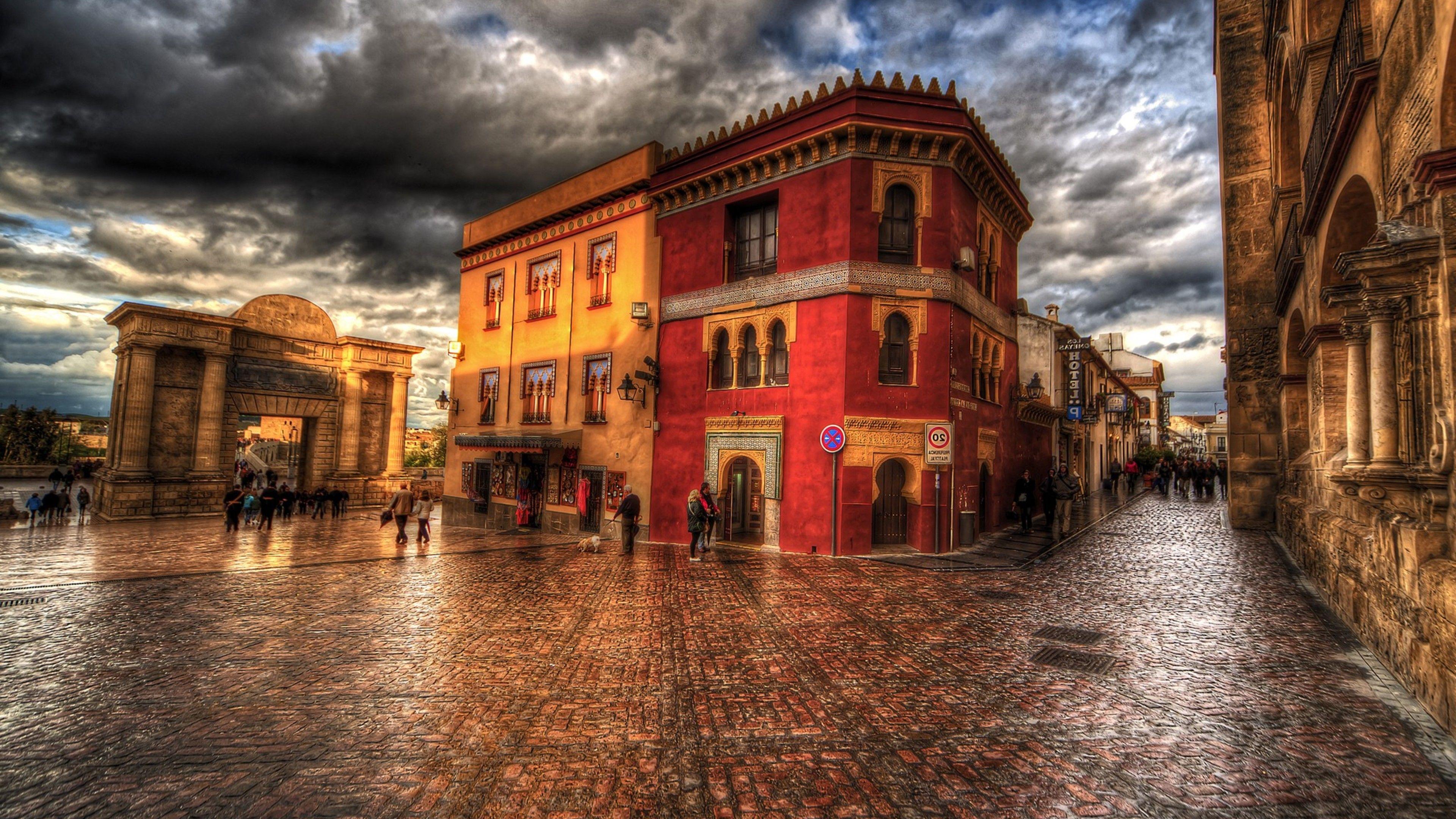 3840x2160 Town HDR, HD Photography, 4k Wallpaper .