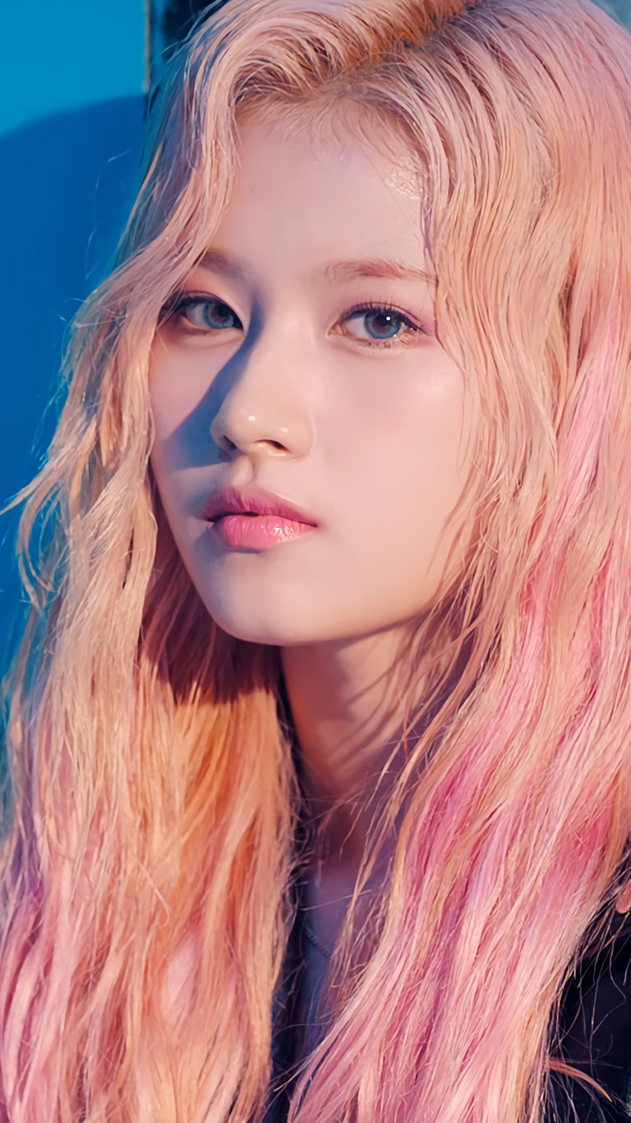 2160x3840 Sana, TWICE, Feel Special, Pink Hair, 4K phone HD Wallpaper, Image, Background, Photo and Picture HD Wallpaper