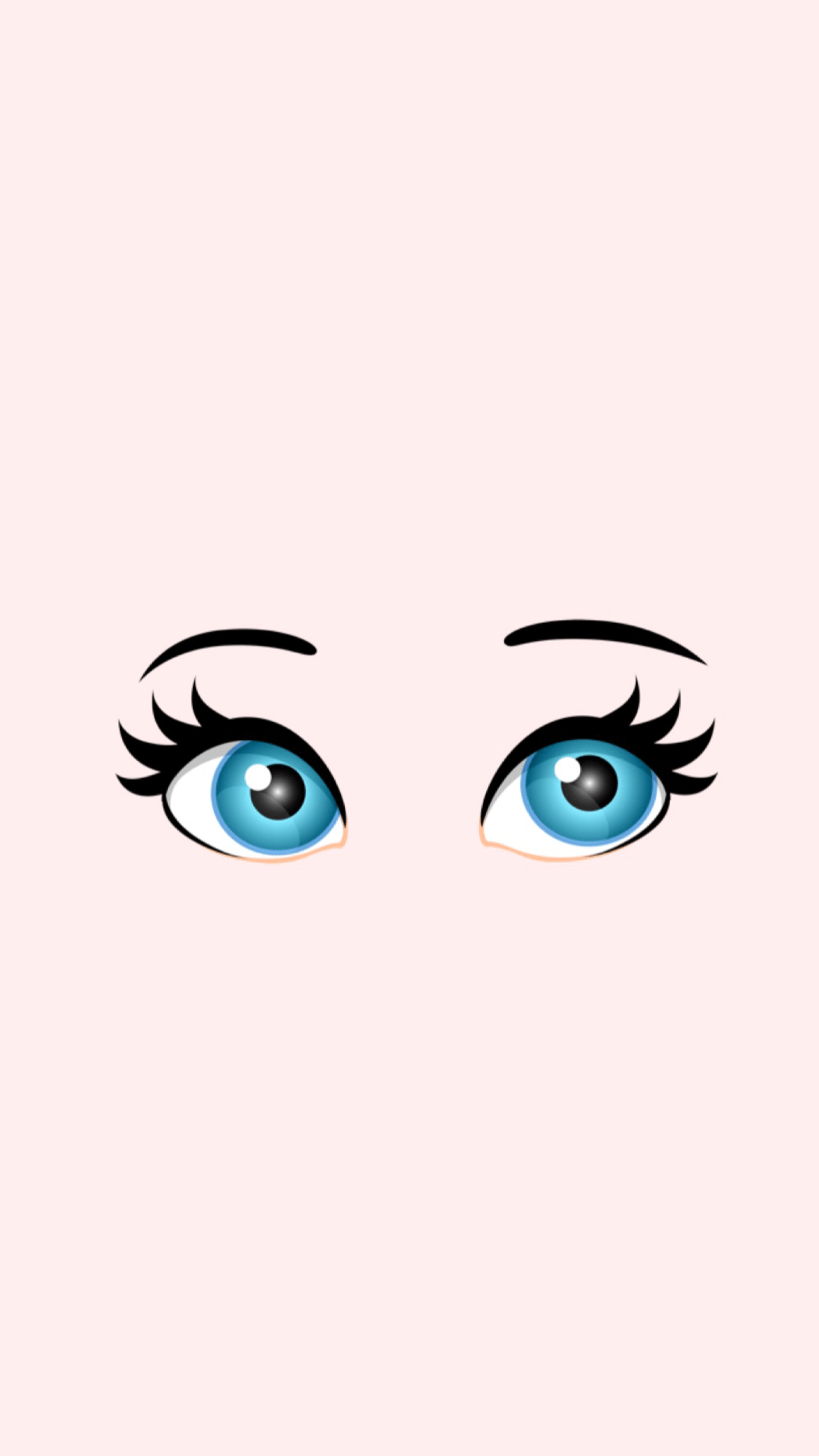 1242x2208 Cute black wallpaper, Cute cartoon .com